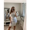 Šaty pouzdrové společenské elegantní bez rukávů dámské (S-XL) ITALSKÁ MÓDA IMM22Q51239