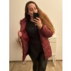 Bunda Zimní s kapucí nadrozměr (4XL-9XL) Victoria rossi ELR22ROSE9330