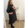 Vesta  s kapucí na zip bez rukávu dámské nadrozměr (XL/2XL/3XL ONE SIZE) ITALSKá MóDA IM423IRIMA/DUR