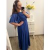Šaty společenské elegantní plesové krátký rukáv dámské nadrozměr (XL/2XL ONE SIZE) ITALSKÁ MÓDA IMM239016ZO/DU (Velikost XL/2XL, Barva Černá)
