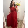 šaty plesové dlouhé elegantní společenské krátký rukáv dámské nadrozměr (XL/2XL ONE SIZE) ITALSKÁ MÓDA IMM2368815PL/DU