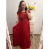 šaty plesové dlouhé elegantní společenské krátký rukáv dámské nadrozměr (XL/2XL ONE SIZE) ITALSKÁ MÓDA IMM2368815PL/DU