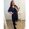 Šaty elegantní společenské  dámské nadrozměr (XL/2XL ONE SIZE) ITALSKÁ MÓDA IMH23VOLTERA/DU