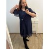 Šaty elegantní společenské  dámské nadrozměr (XL/2XL ONE SIZE) ITALSKÁ MÓDA IMH23VOLTERA/DU