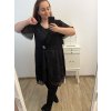 Šaty elegantní společenské  dámské nadrozměr (XL/2XL ONE SIZE) ITALSKÁ MÓDA IMH23VOLTERA/DU