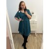Šaty elegantní společenské  dámské nadrozměr (XL/2XL ONE SIZE) ITALSKÁ MÓDA IMH23VOLTERA/DU