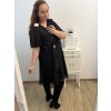 Šaty elegantní společenské  dámské nadrozměr (XL/2XL ONE SIZE) ITALSKÁ MÓDA IMH23VOLTERA/DU