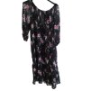 Šaty šifonové carmen 3/4 rukáv dámské nadrozměr (2XL/3XL ONE SIZE) POLSKÁ MÓDA PMLSF22LUCIA/DU
