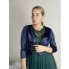 Bolerko elegantní dlouhý rukáv dámské (S/M ONE SIZE) ITALSKá MóDA IM9235170/DU (Velikost S/M/L, Barva Černá)