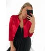 Bolerko elegantní dlouhý rukáv dámské (S/M ONE SIZE) ITALSKá MóDA IM9235170/DU (Velikost S/M/L, Barva Černá)