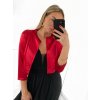 Bolerko elegantní dlouhý rukáv dámské (S/M ONE SIZE) ITALSKá MóDA IM9235170/DU (Velikost S/M/L, Barva Černá)