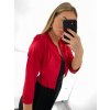 Bolerko elegantní dlouhý rukáv dámské (S/M ONE SIZE) ITALSKá MóDA IM9235170/DU (Velikost S/M/L, Barva Černá)