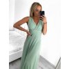 Šaty dlouhé společenské elegantní bez rukávu dámské (S/M ONE SIZE) ITALSKÁ MÓDA IMPSH233584/DU (Velikost S/M/L, Barva červená)
