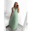 Šaty dlouhé společenské elegantní bez rukávu dámské (S/M ONE SIZE) ITALSKÁ MÓDA IMPSH233584/DU (Velikost S/M/L, Barva červená)