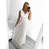 Šaty dlouhé společenské elegantní bez rukávu dámské (S/M ONE SIZE) ITALSKÁ MÓDA IMPSH233584/DU (Velikost S/M/L, Barva červená)