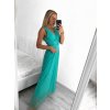 Šaty dlouhé společenské elegantní bez rukávu dámské (S/M ONE SIZE) ITALSKÁ MÓDA IMPSH233584/DU (Velikost S/M/L, Barva červená)