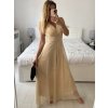 Šaty dlouhé společenské elegantní bez rukávu dámské (S/M ONE SIZE) ITALSKÁ MÓDA IMPSH233584/DU (Velikost S/M/L, Barva červená)