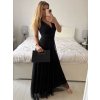 Šaty dlouhé společenské elegantní bez rukávu dámské (S/M ONE SIZE) ITALSKÁ MÓDA IMPSH233584/DU (Velikost S/M/L, Barva červená)
