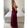 Šaty dlouhé společenské elegantní bez rukávu dámské (S/M ONE SIZE) ITALSKÁ MÓDA IMPSH233584/DU