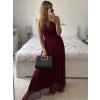 Šaty dlouhé společenské elegantní bez rukávu dámské (S/M ONE SIZE) ITALSKÁ MÓDA IMPSH233584/DU