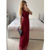 Šaty dlouhé společenské elegantní bez rukávu dámské (S/M ONE SIZE) ITALSKÁ MÓDA IMPSH233584/DU