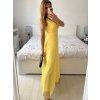 Šaty dlouhé společenské elegantní bez rukávu dámské (S/M ONE SIZE) ITALSKÁ MÓDA IMPSH233584/DU (Velikost S/M/L, Barva červená)