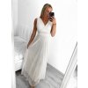 Šaty dlouhé společenské elegantní bez rukávu dámské (S/M ONE SIZE) ITALSKÁ MÓDA IMPSH233584/DU (Velikost S/M/L, Barva červená)