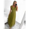 Šaty dlouhé společenské elegantní bez rukávu dámské (S/M ONE SIZE) ITALSKÁ MÓDA IMPSH233584/DU (Velikost S/M/L, Barva červená)