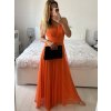 Šaty dlouhé společenské elegantní bez rukávu dámské (S/M ONE SIZE) ITALSKÁ MÓDA IMPSH233584/DU