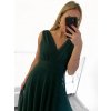 Šaty dlouhé společenské elegantní bez rukávu dámské (S/M ONE SIZE) ITALSKÁ MÓDA IMPSH233584/DU (Velikost S/M/L, Barva červená)