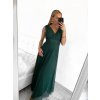 Šaty dlouhé společenské elegantní bez rukávu dámské (S/M ONE SIZE) ITALSKÁ MÓDA IMPSH233584/DU (Velikost S/M/L, Barva červená)