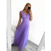 Šaty dlouhé společenské elegantní bez rukávu dámské (S/M ONE SIZE) ITALSKÁ MÓDA IMPSH233584/DU (Velikost S/M/L, Barva červená)