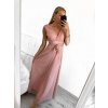 Šaty dlouhé společenské elegantní bez rukávu dámské (S/M ONE SIZE) ITALSKÁ MÓDA IMPSH233584/DU (Velikost S/M/L, Barva červená)