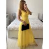 Šaty dlouhé společenské elegantní bez rukávu dámské (S/M ONE SIZE) ITALSKÁ MÓDA IMPSH233584/DU (Velikost S/M/L, Barva červená)