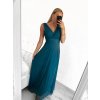 Šaty dlouhé společenské elegantní bez rukávu dámské (S/M ONE SIZE) ITALSKÁ MÓDA IMPSH233584/DU (Velikost S/M/L, Barva červená)