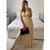 Šaty dlouhé společenské elegantní bez rukávu dámské (S/M ONE SIZE) ITALSKÁ MÓDA IMPSH233584/DU