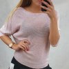 Svetr tenký dlouhý rukáv dámský (S/M ONE SIZE) ITALSKÁ MÓDA IMM22NM1236/DU