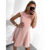 Šaty elegantní letní s krajkou bez rukávu dámské (S/M ONE SIZE) ITALSKÁ MÓDA IM923050/DU (Velikost S/M/L, Barva Černá)