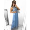 Šaty společenské dlouhé bez rukávu dámské (S/M ONE SIZE) ITALSKá MóDA IMM238524/DU