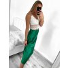 Sukně středně dlouhá saténová dámská (S/M ONE SIZE) ITALSKÁ MÓDA IMM23UN6886/DU (Velikost S/M/L, Barva Černá)