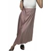 Sukně středně dlouhá saténová dámská (S/M ONE SIZE) ITALSKÁ MÓDA IMM23UN6886/DU (Velikost S/M/L, Barva Černá)