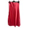 Sukně středně dlouhá saténová dámská (S/M ONE SIZE) ITALSKÁ MÓDA IMM23UN6886/DU (Velikost S/M/L, Barva Černá)