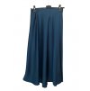 Sukně středně dlouhá saténová dámská (S/M ONE SIZE) ITALSKÁ MÓDA IMM23UN6886/DU (Velikost S/M/L, Barva Černá)