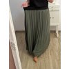 Sukně dlouhá skládaná dámská (L/XL ONE SIZE) ITALSKÁ MÓDA IM422002/DU (Velikost L/XL, Barva Černá)