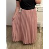 Sukně dlouhá skládaná dámská (L/XL ONE SIZE) ITALSKÁ MÓDA IM422002/DU (Velikost L/XL, Barva Černá)