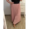 Sukně dlouhá skládaná dámská (L/XL ONE SIZE) ITALSKÁ MÓDA IM422002/DU (Velikost L/XL, Barva Černá)
