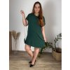 Šaty letní oversize s kabelkou krátký rukáv dámské nadrozměr (XL2XL/3XL ONE SIZE) ITALSKÁ MÓDA IMC22391/DU