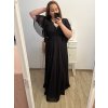 šaty plesové dlouhé společenské krátký rukáv dámské nadrozměr (2XL/3XL ONE SIZE) ITALSKÁ MÓDA IMM2361107pl/DUR