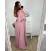 šaty plesové dlouhé společenské krátký rukáv dámské nadrozměr (2XL/3XL ONE SIZE) ITALSKÁ MÓDA IMM2361107pl/DUR