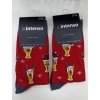 Ponožky veselé vánoční slabé pánské pivo (41-43, 44-46) POLSKÁ MÓDA DPP22887D